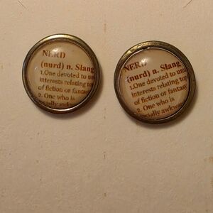 Nerd Dictionary Definition Earrings